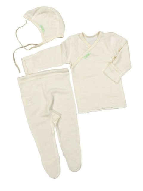 Organic Wool Baby Body, Pants, Shirt