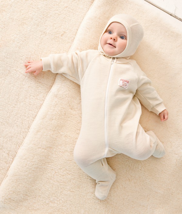 Download Baby merino wool bodysuit - Ruskovilla