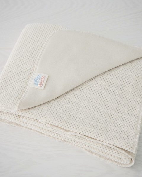Soft organic merino wool baby blanket